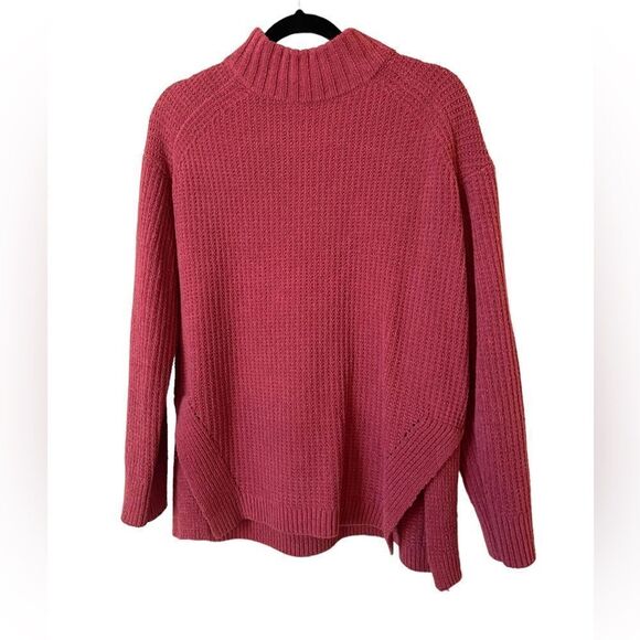 A New Day Pink Turtleneck chunky knit Sweater XS - Picture 1 of 5